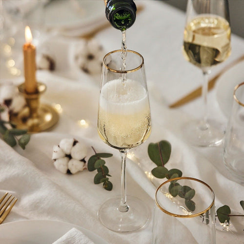 Ensemble 16 verres Ultime Bord Or